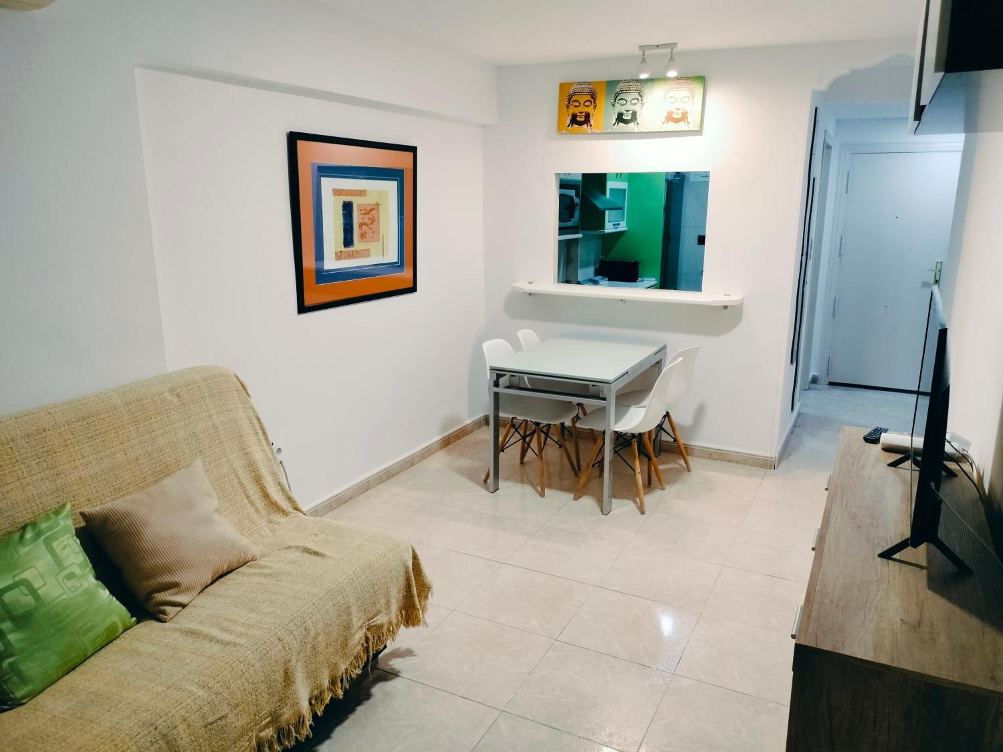 apartamento moderno Benidorm Bagian luar foto